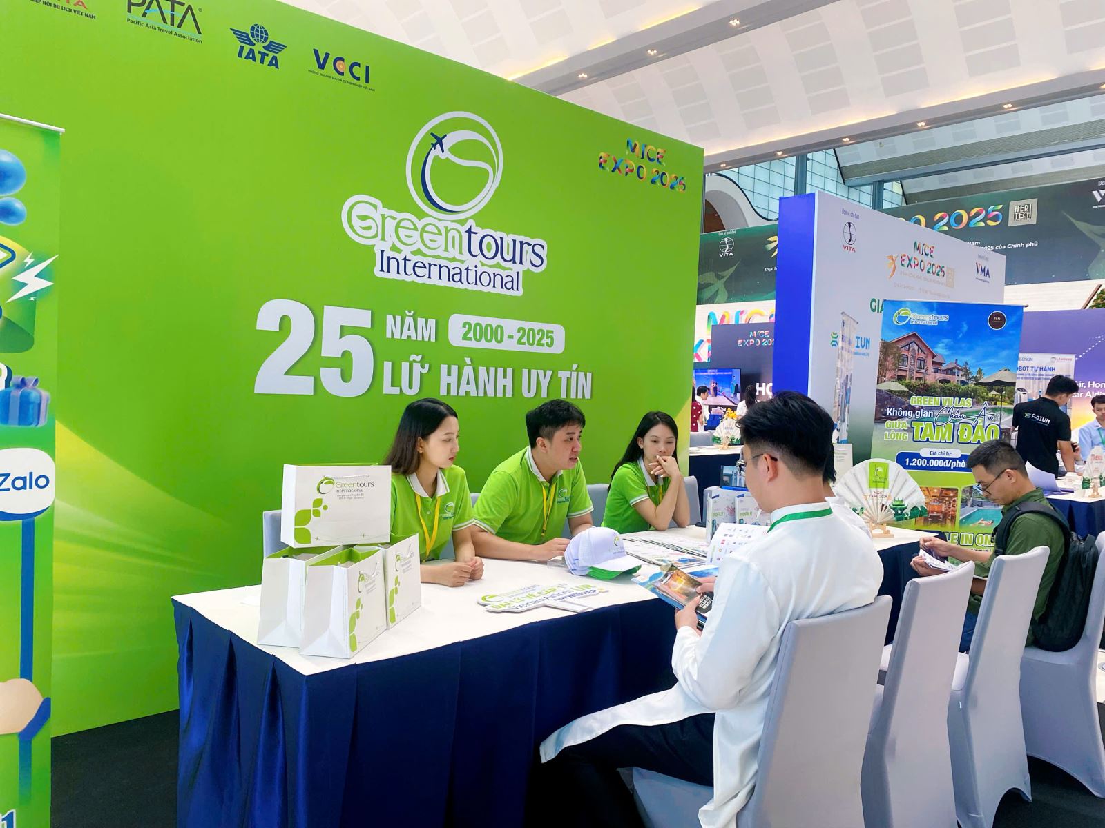 Greentours kết nối với đối tác