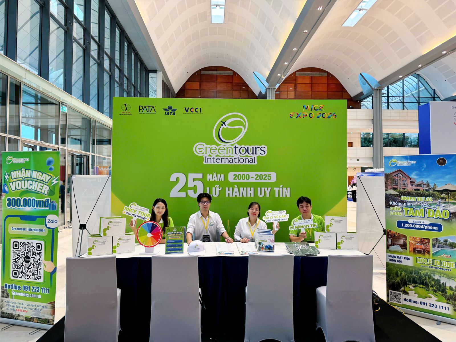 Greentours là nhà tài trợ vàng tại Mice Expo 2025